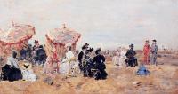 Boudin, Eugene - Villers, Beach Scene